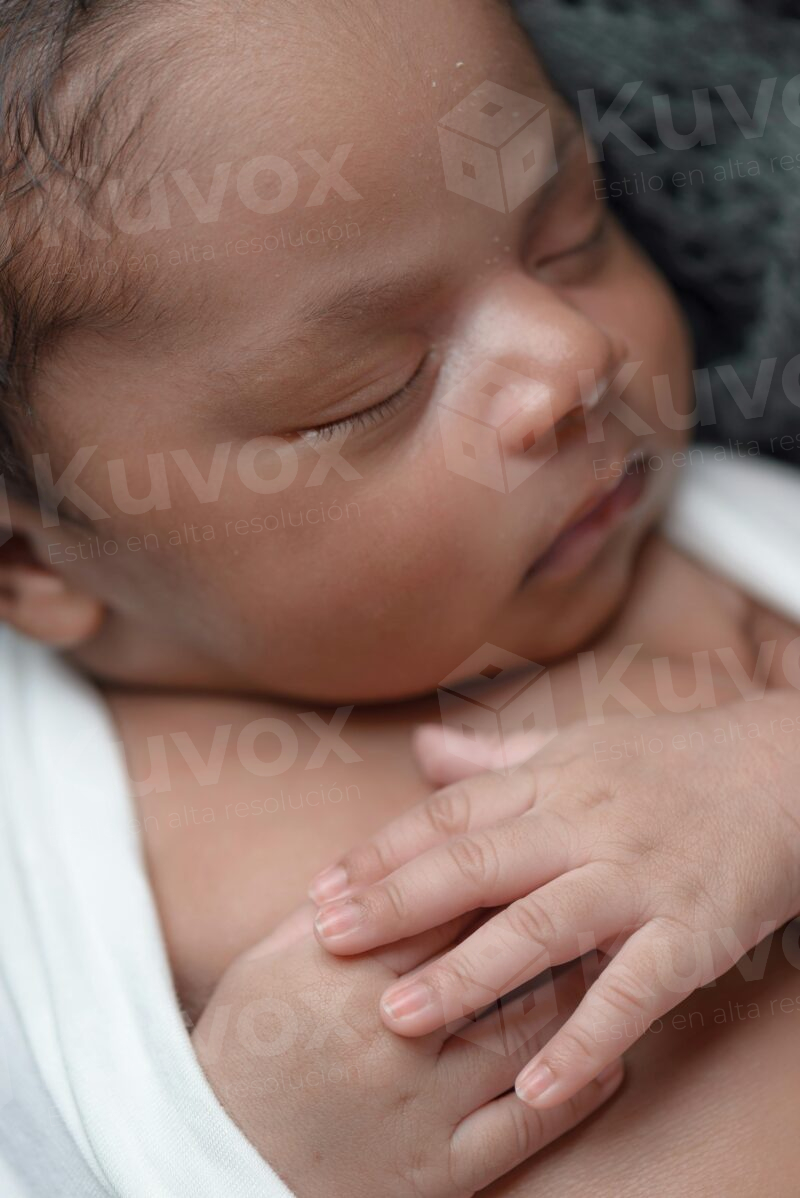 Sleeping newborn baby