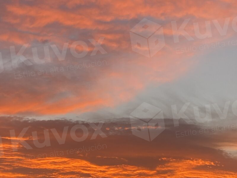 Cielo de atardecer
