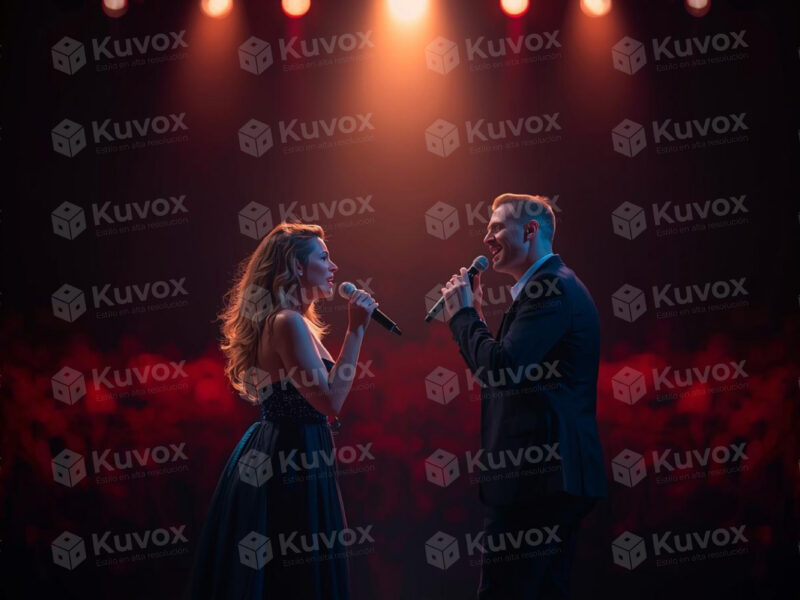 Dúo en escenario